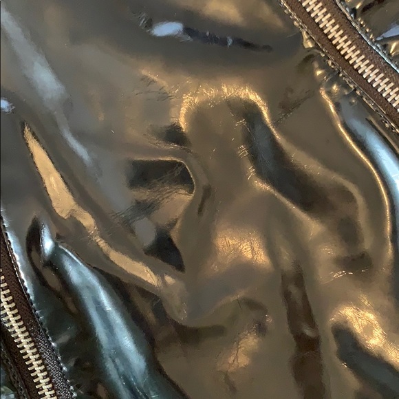 Vinyl mini black skirt - Picture 6 of 7